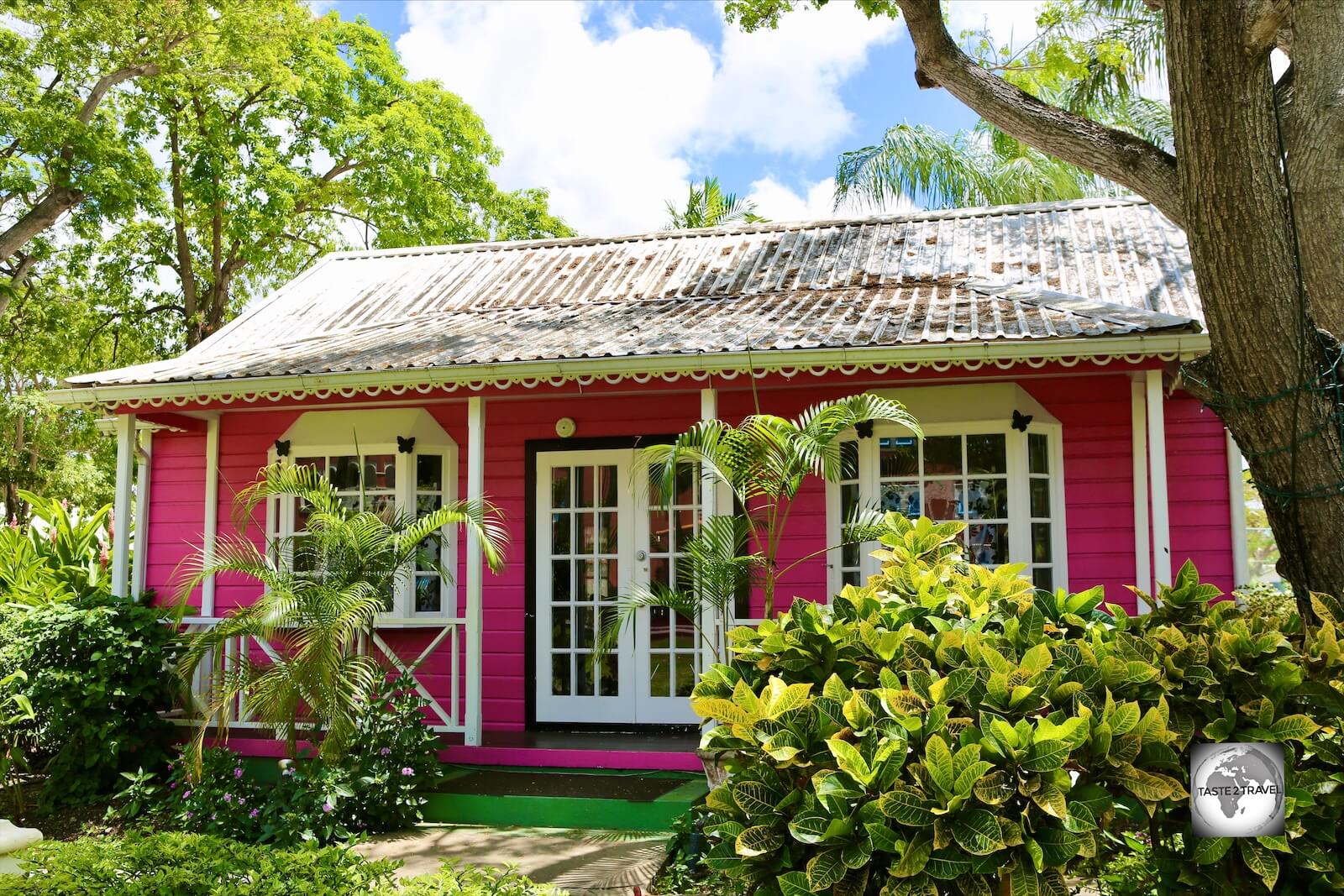 Pink Chattel House, Barbados.