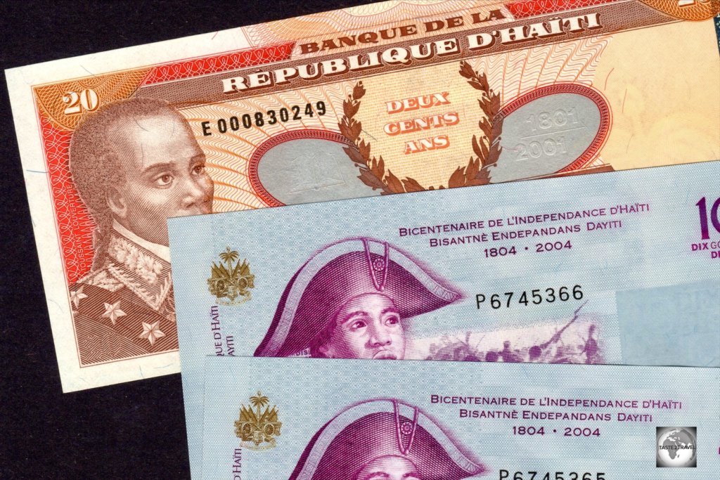 Haitian currency.