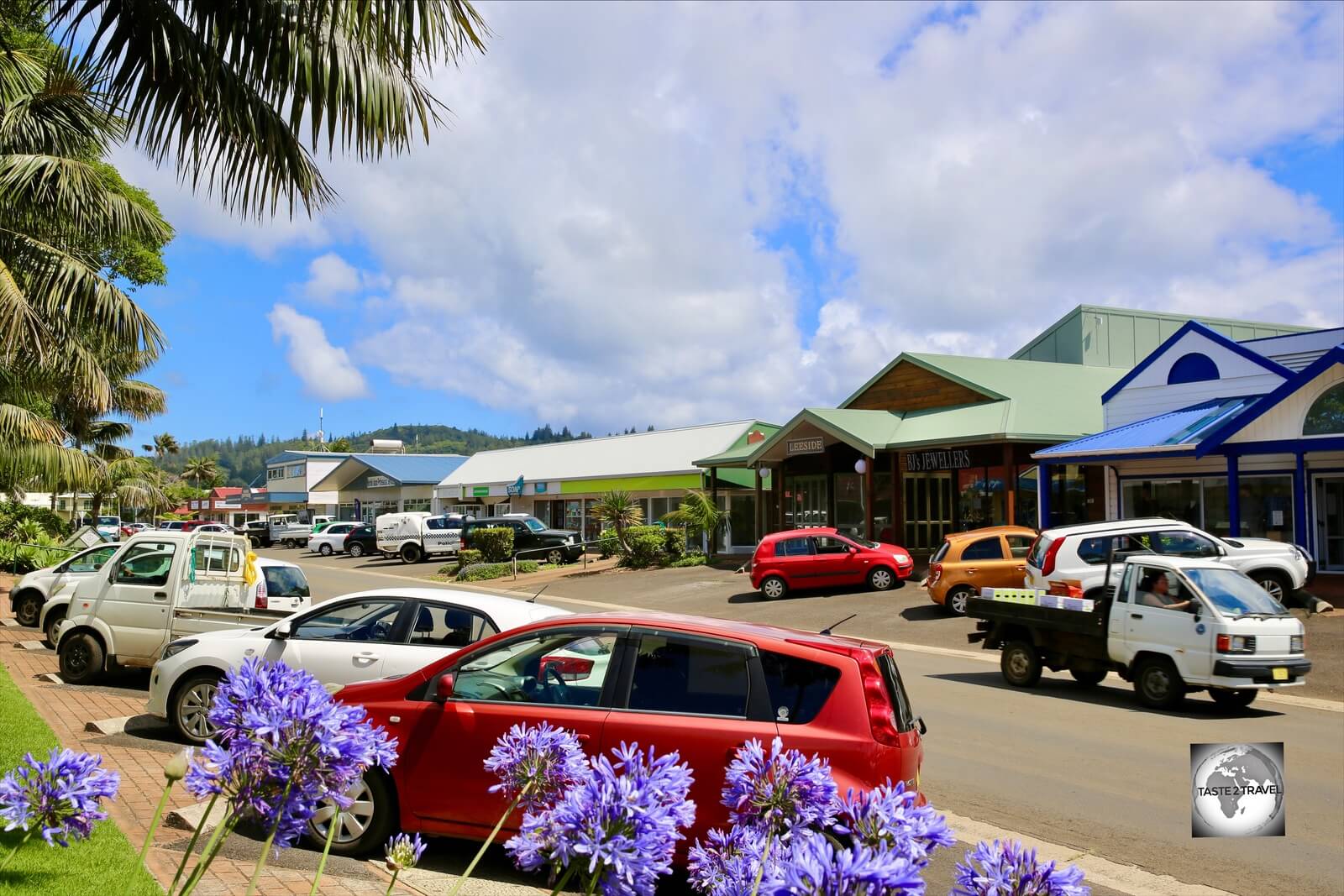 More like a village, Burnt Pine is the one and only town on Norfolk Island.