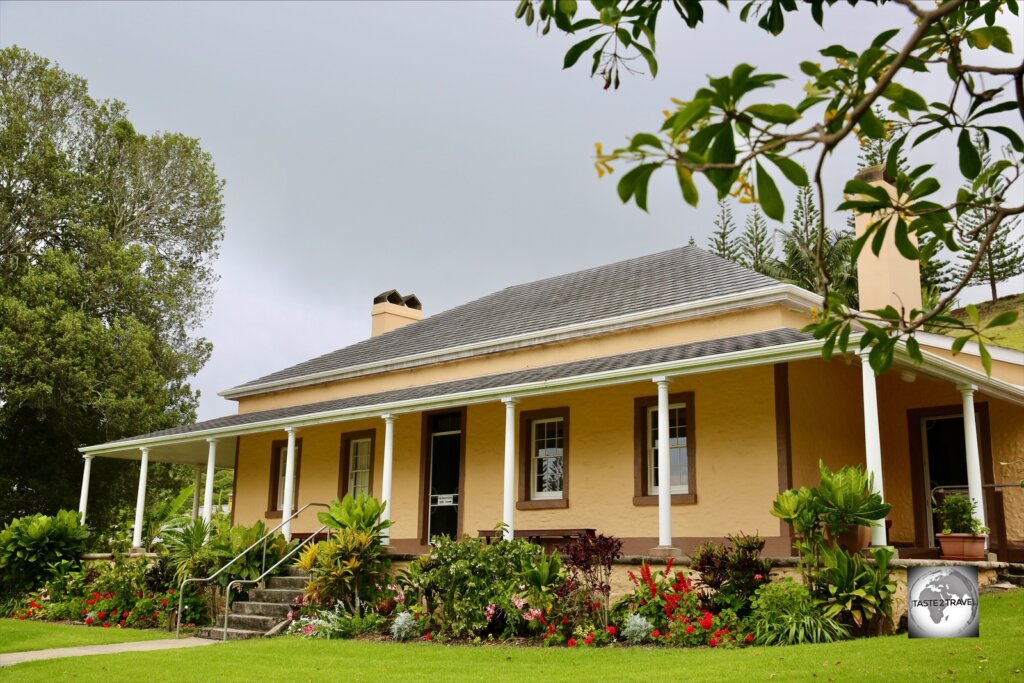 The beautifully restored "No. 9 Quality Row House" is home to the KAVHA Research and Information Centre.