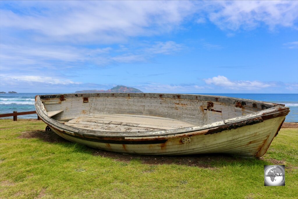 A retired Lighter boat outside the Kingston boatyard.