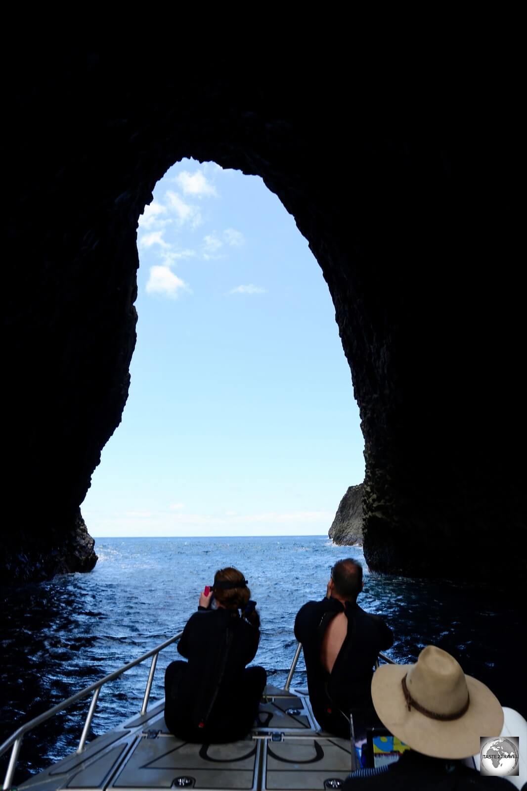 The boat ride to and from our dives sites was yet another amazing experience on incredible Norfolk Island. 