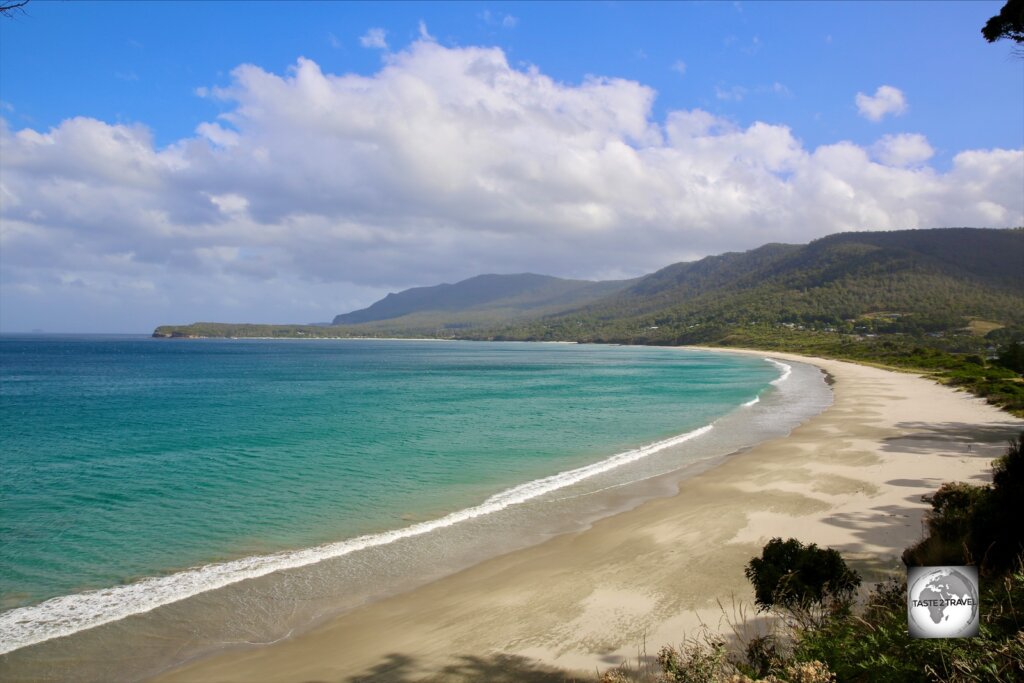 A view of Pirates bay on the Tasman peninsula.