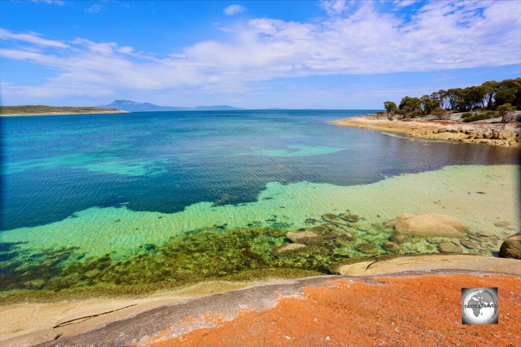 A view from Trousers Point Beach on Flinders Island.