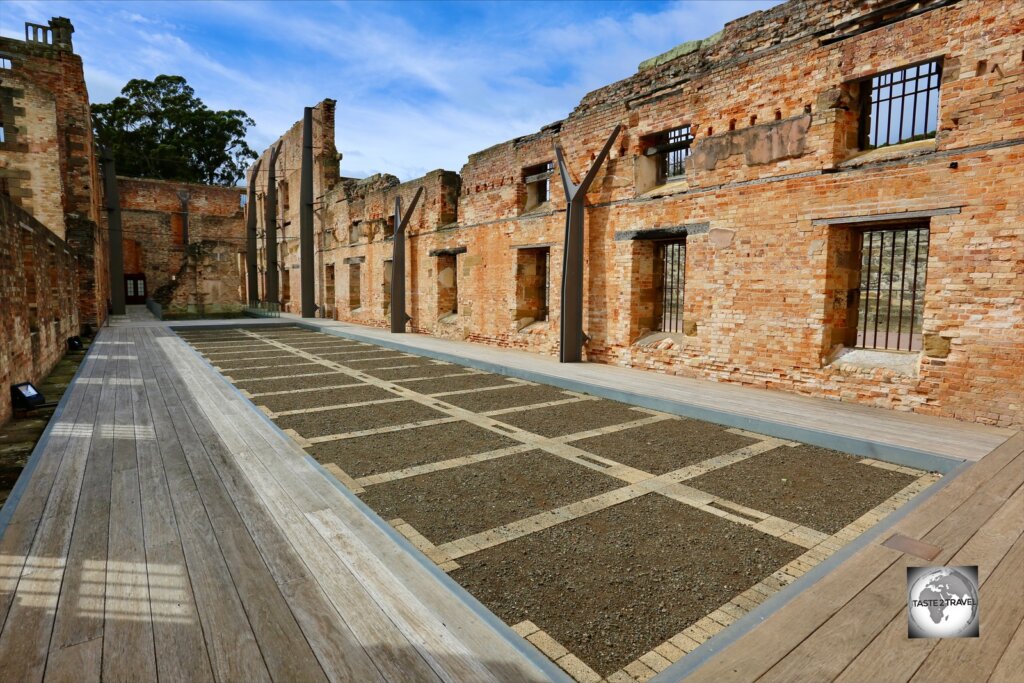 A view of the former Penitentiary at the Port Arthur Penal Settlement.