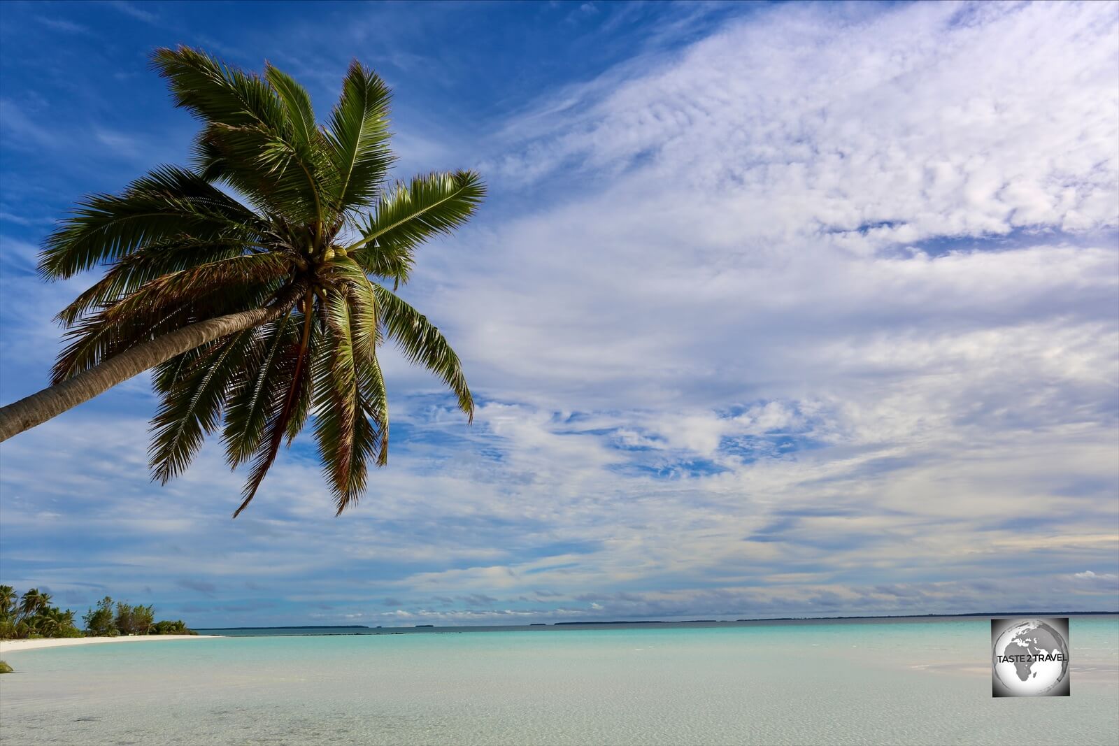 A view of the lagoon from Sandy Point on Home Island. 