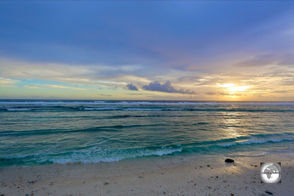 Sunset on West Island, Cocos (Keeling) Islands.