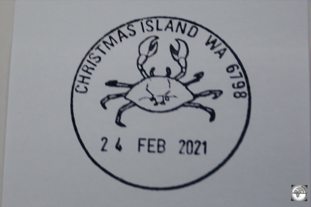 Christmas Island postmark.