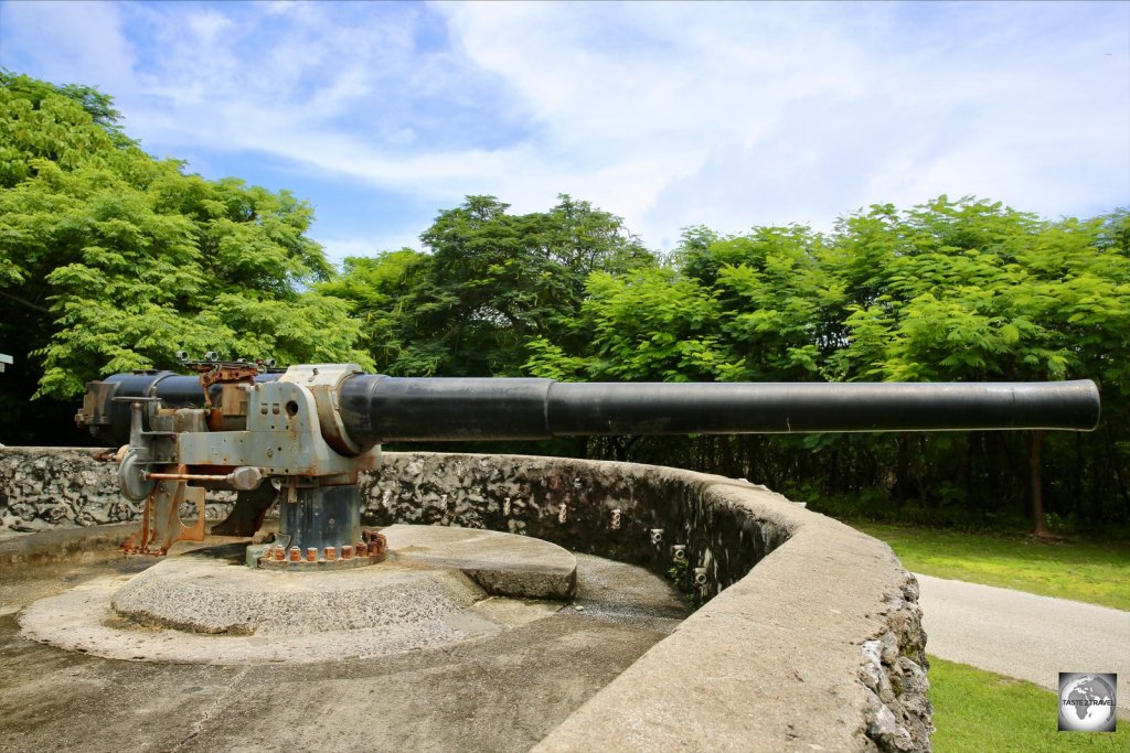 The WWII gun emplacement on Christmas Island.