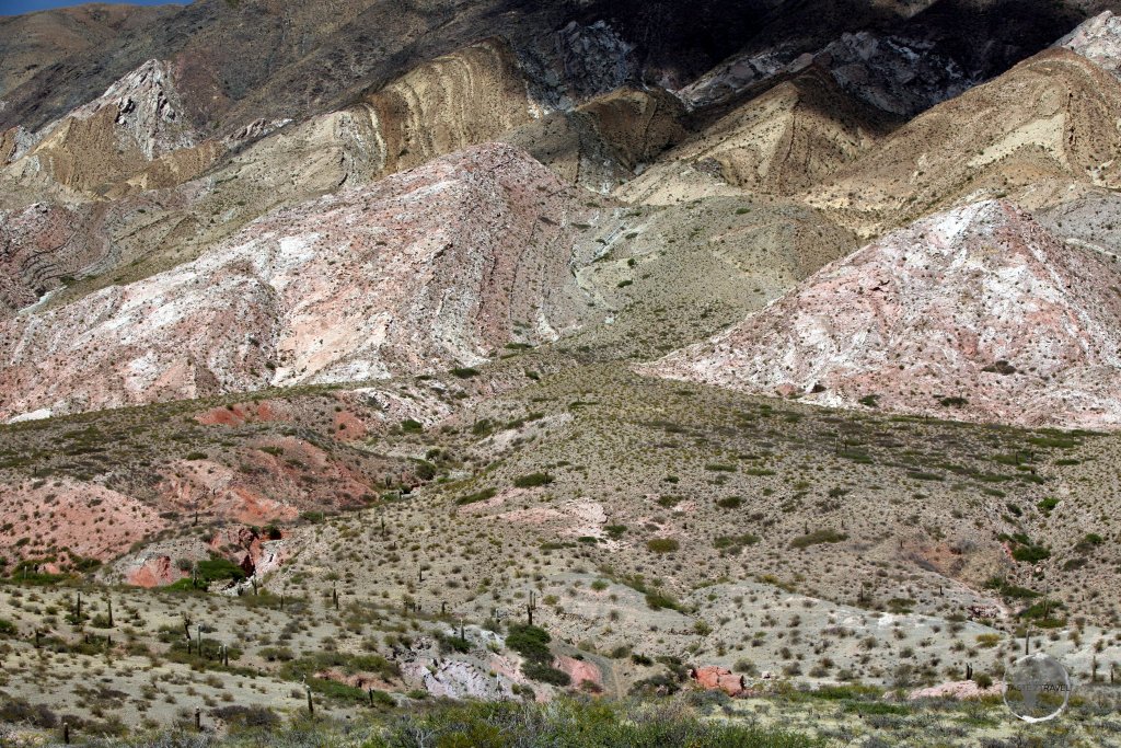 Desert landscape in the north-west of Argentina, near to the city of Salta.