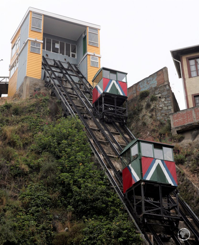 Valparaiso is a charming coastal city of soaring hills, which are knitted together by stairways, laneways and rattling, antique, funiculars.