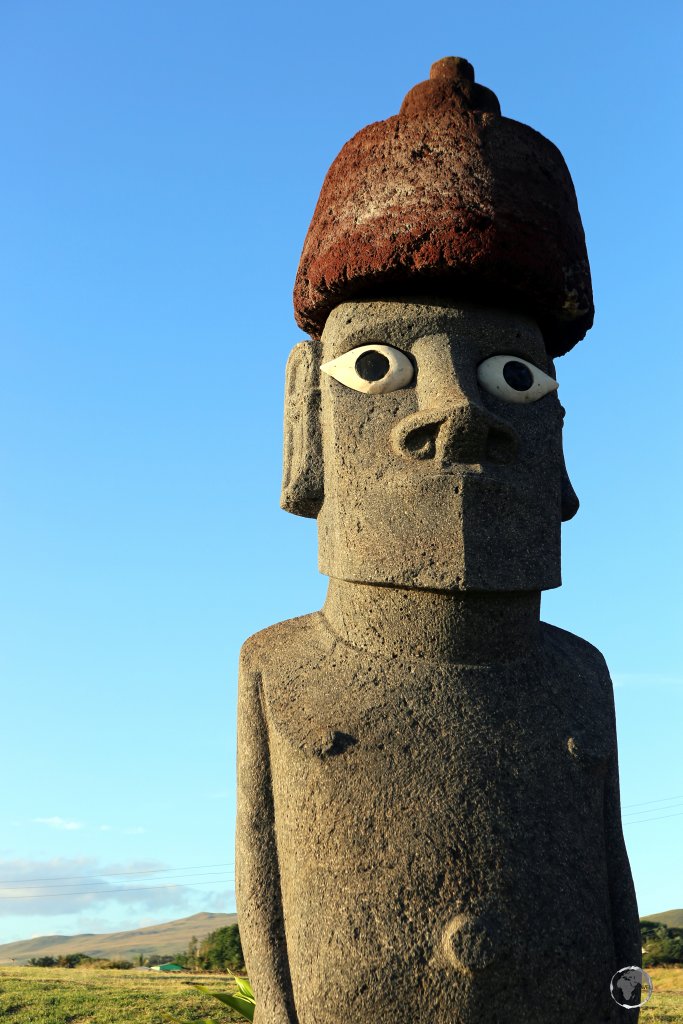 Ahu Ko Te Riku is home to the only statue on Easter Island which includes 'eyes'. Originally, all statues featured eyes, allowing them to watch over, and protect, the inhabitants of Easter Island.