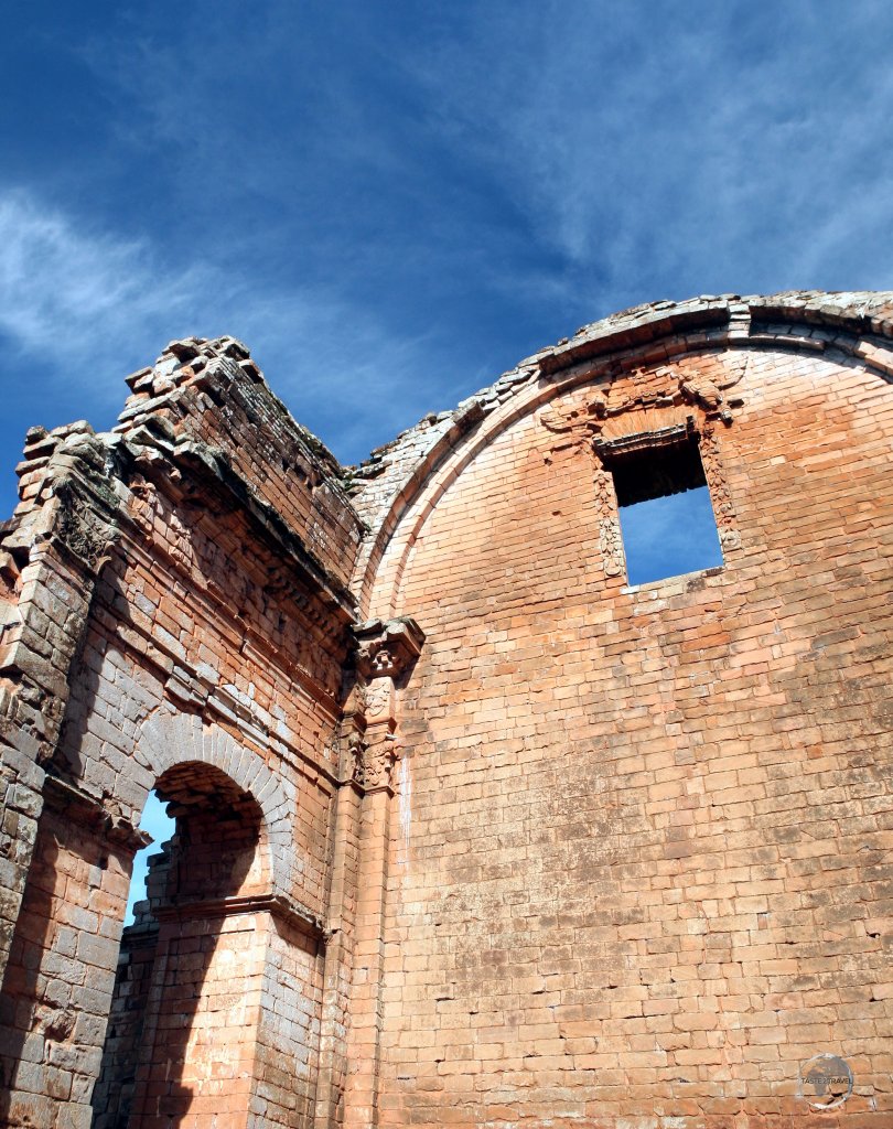 La Santísima Trinidad, established in 1706 and completed in 1712, was one of the 30 missions established by the Jesuits in the region in the 17th and 18th centuries in what is now Paraguay, Brazil, and Argentina.