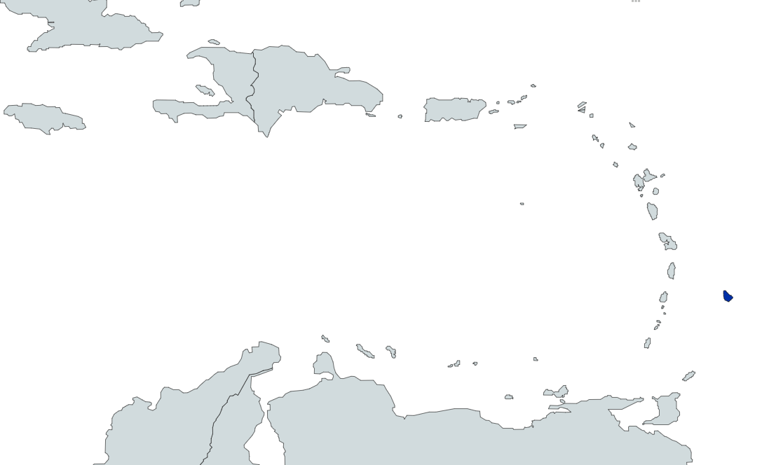 Map highlighting Barbados