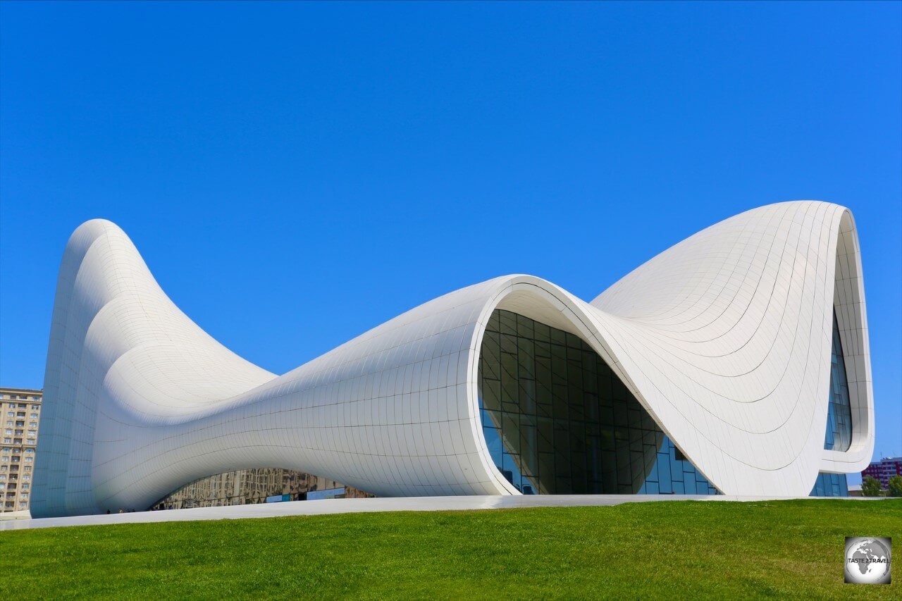 View of the Heydar Aliyev Centre, Baku, Azerbaijan