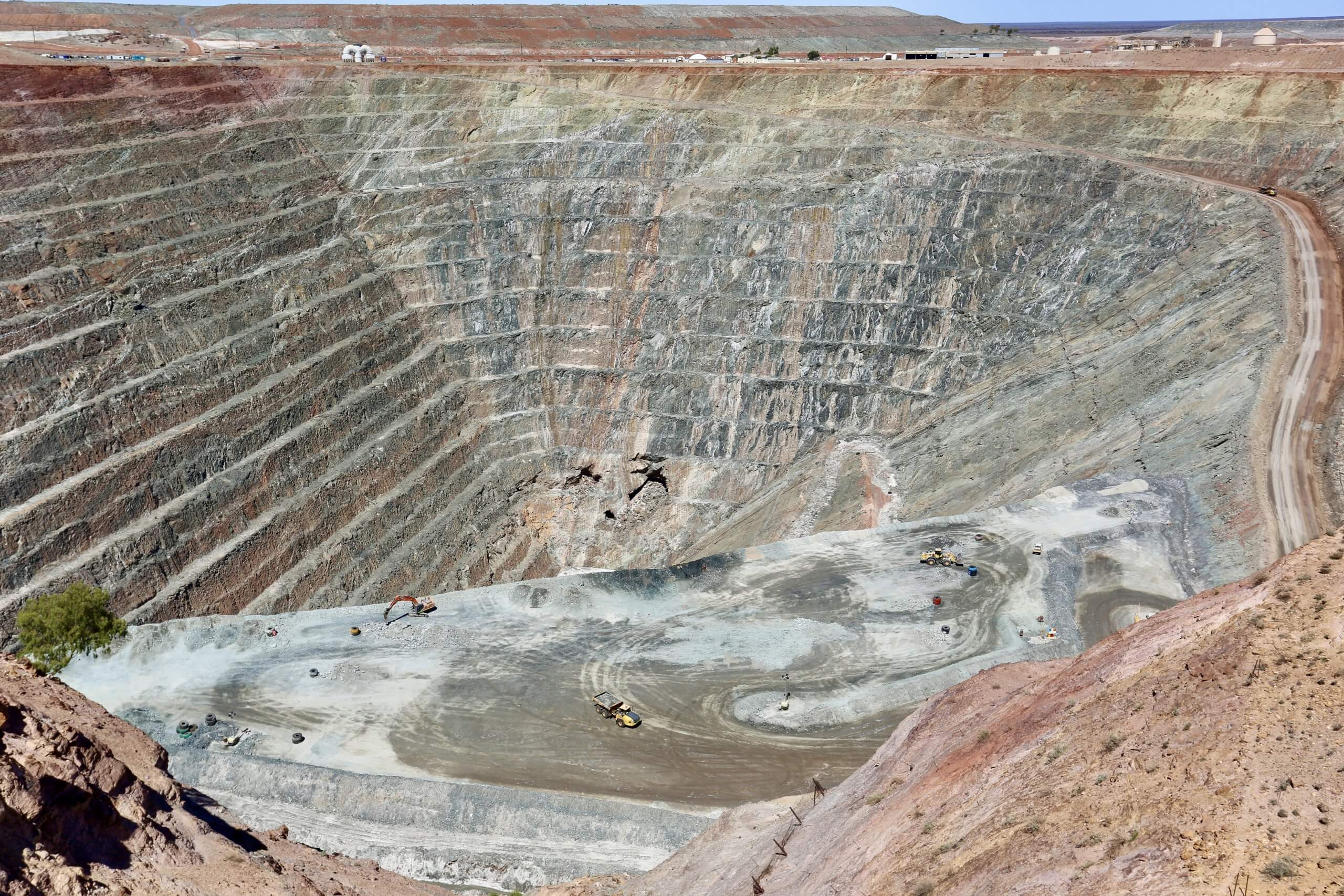 A panoramic view of the Gwalia Gold Mine, Leonora, Western Australia.