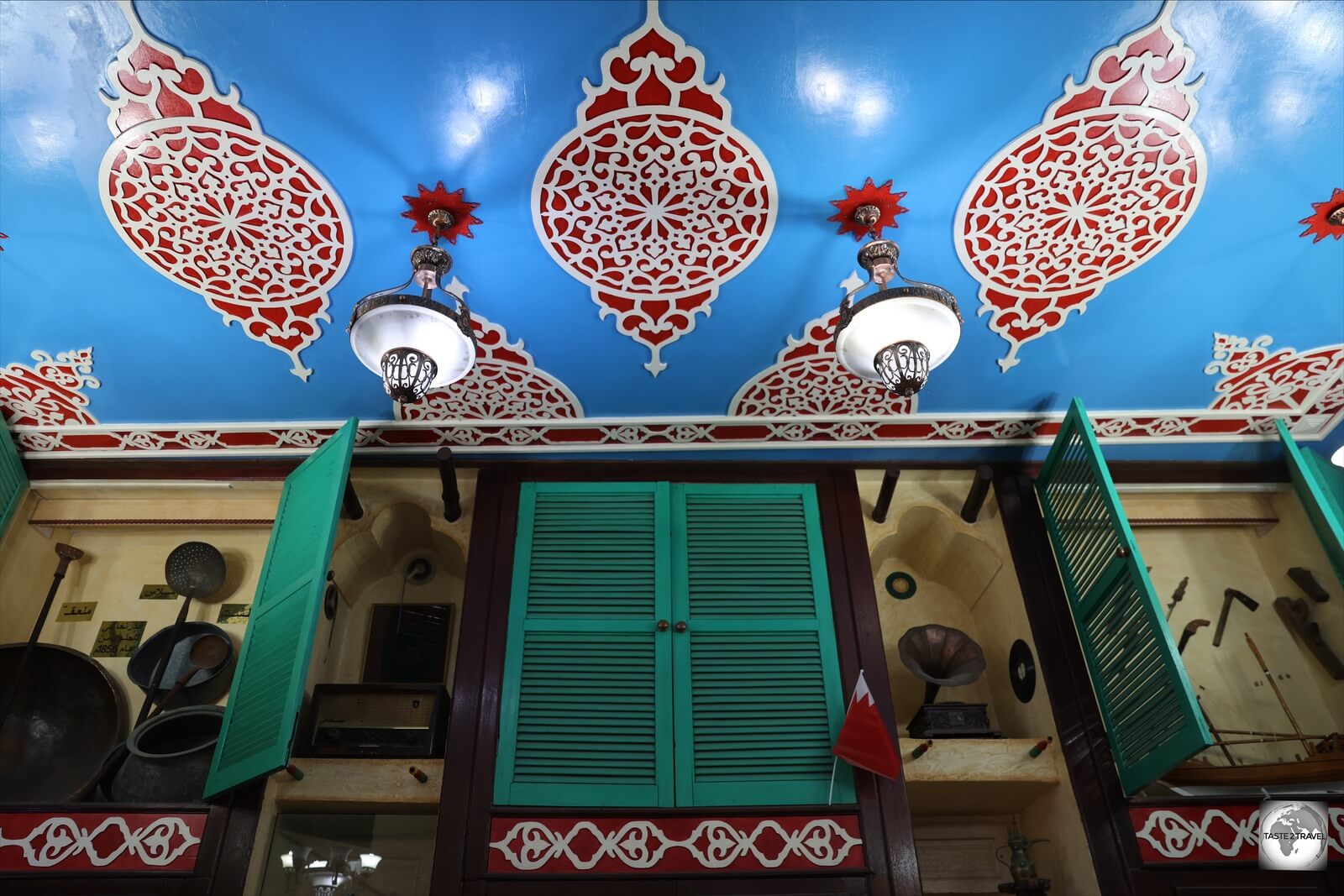 The beautifully designed shop at the Jamal Showaiter Halwa factory was created by the factory supervisor.