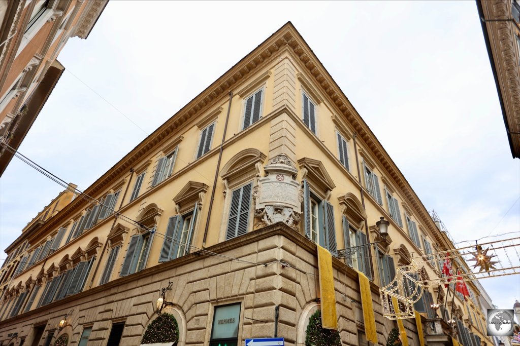 The Magistral Palace serves as the headquarters of the Sovereign Military Order of Malta.