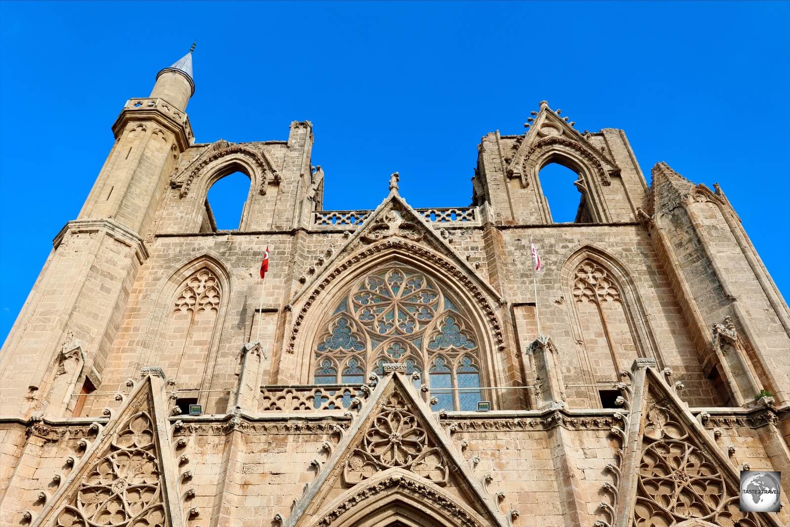 Consecrated in 1328, St. Nicholas cathedral was converted into the Lala Mustafa Pasha Mosque after the Ottoman Empire captured Famagusta in 1571.