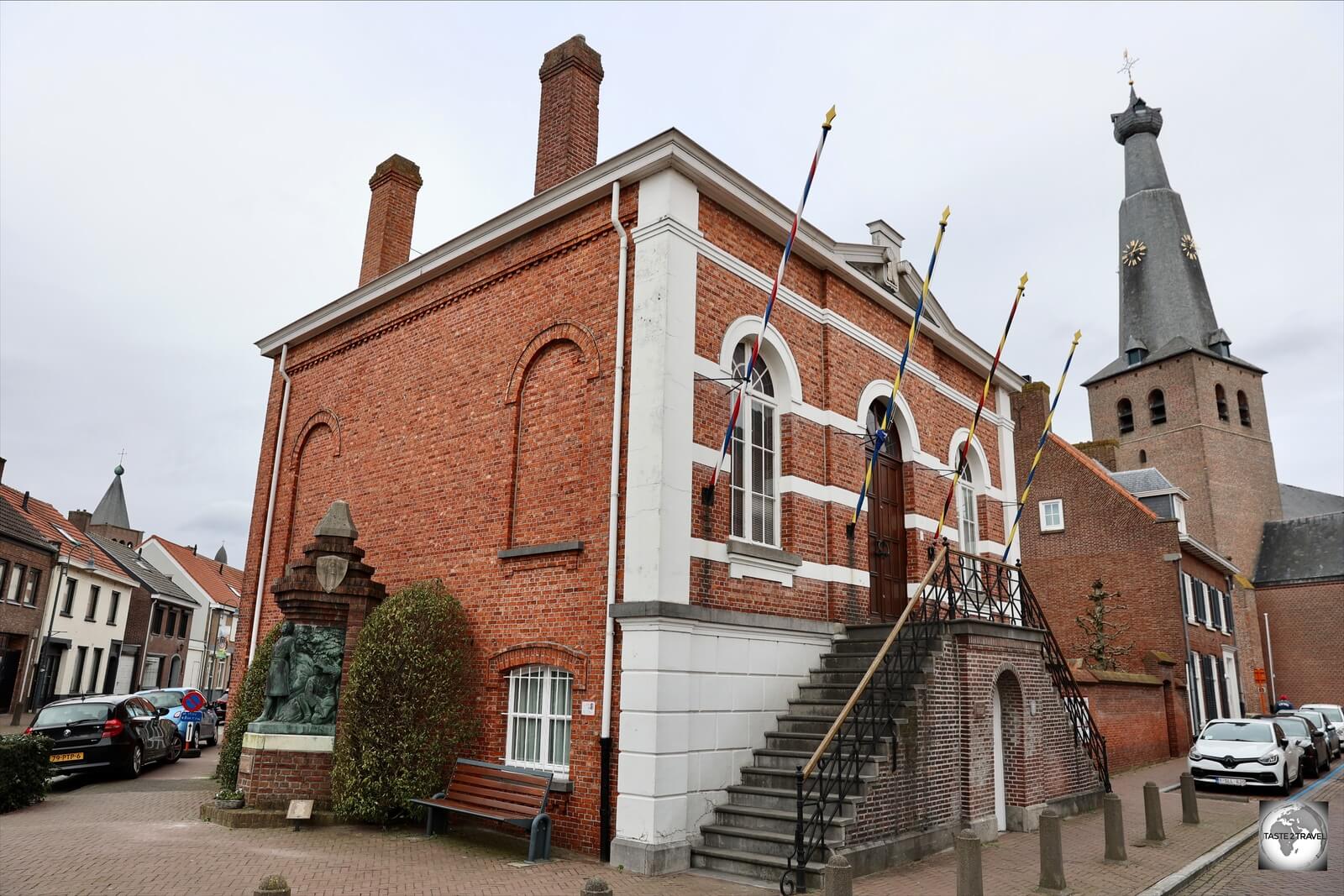 The former Baarle town hall which was shared between the Dutch and Belgium governments.