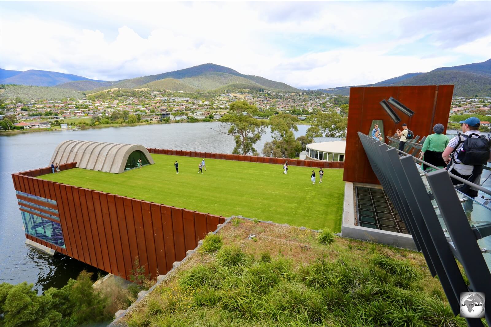 A view of Museum of Old and New Art (MONA), Hobart, Tasmania.