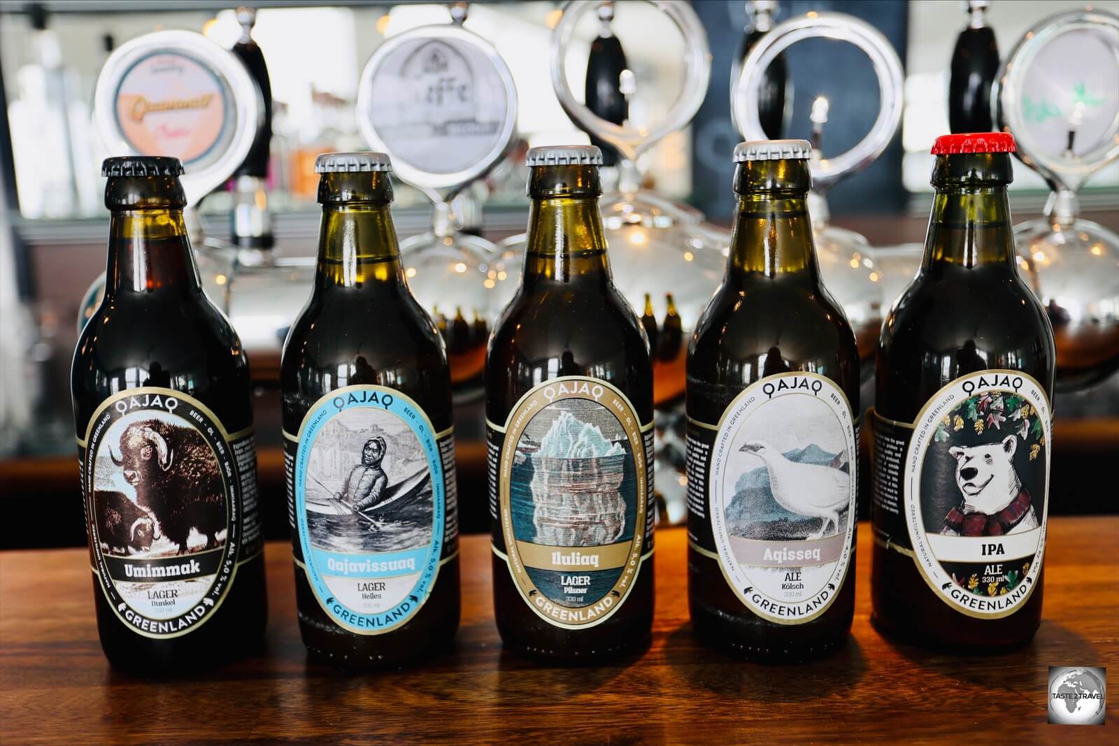 The best local beer on Greenland is brewed by the Qajaq (Kayak) Brewery which is located in the southern town of Narsaq. 