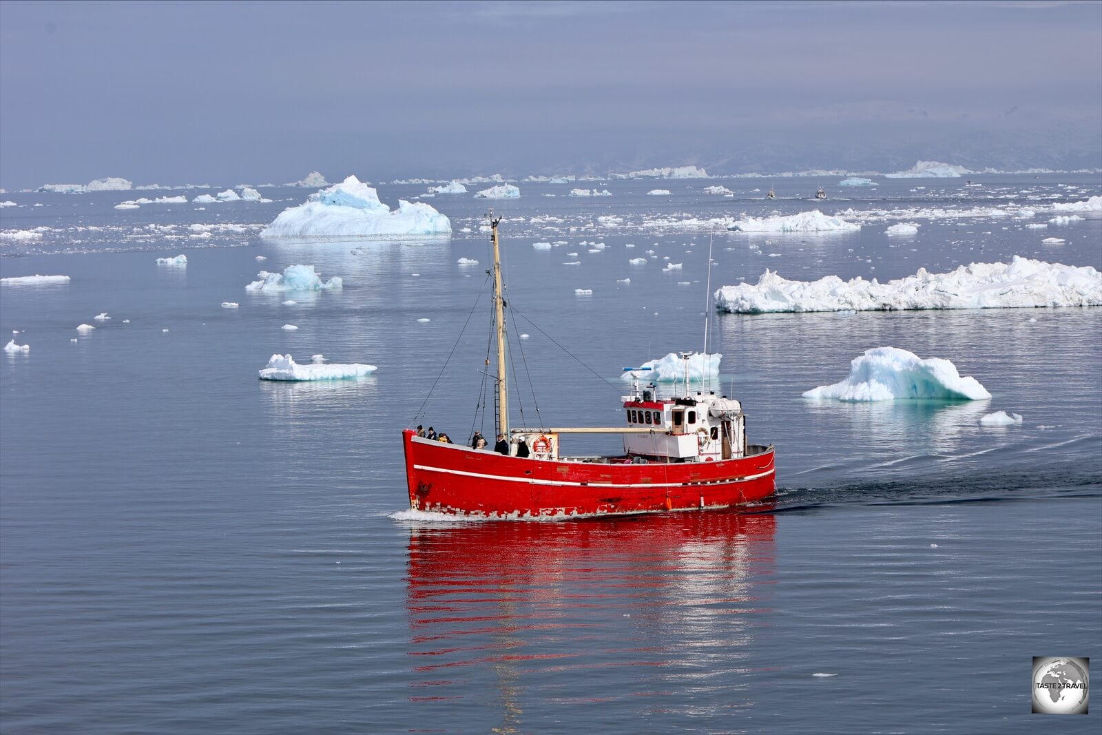 A view of Disko Bay, Ilulissat.