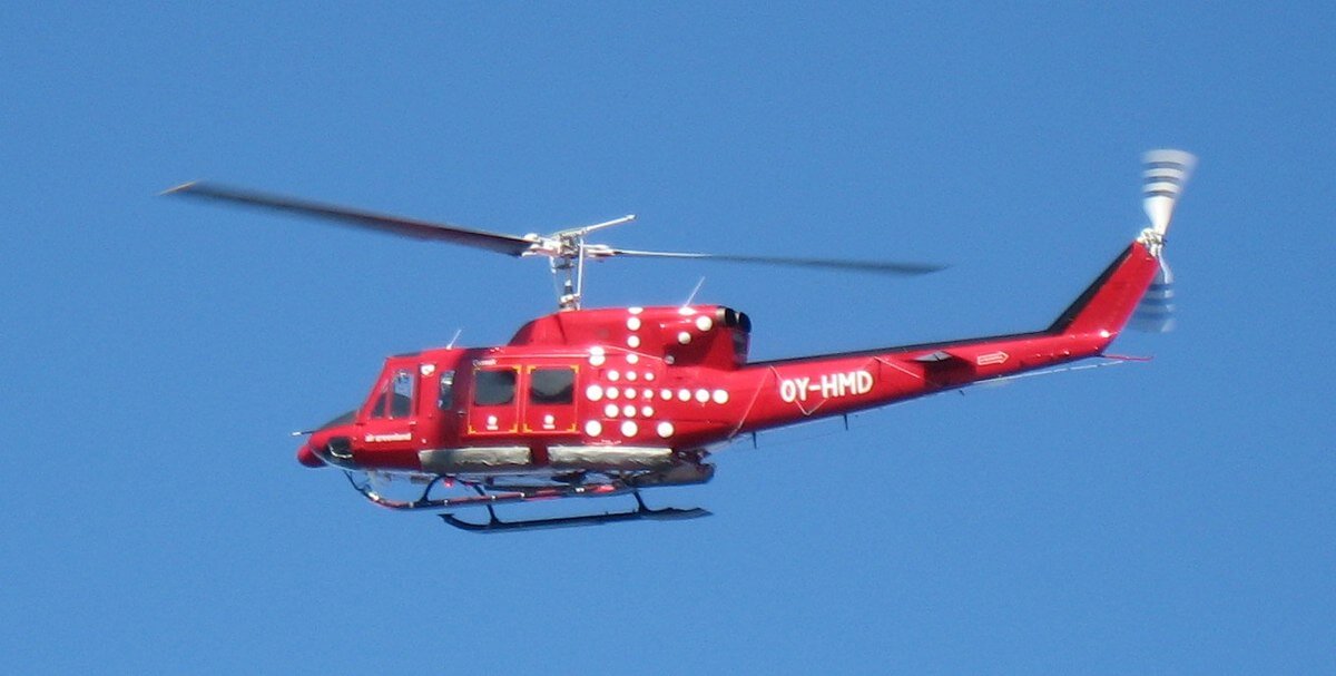 Air Greenland have seven helicopters in their domestic fleet. 