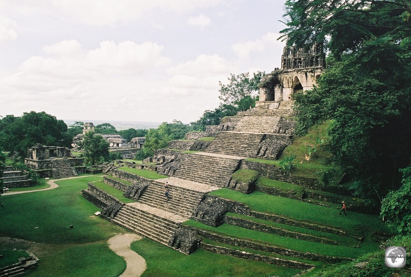 A view of Palenque ruins, Chiapas, Mexico