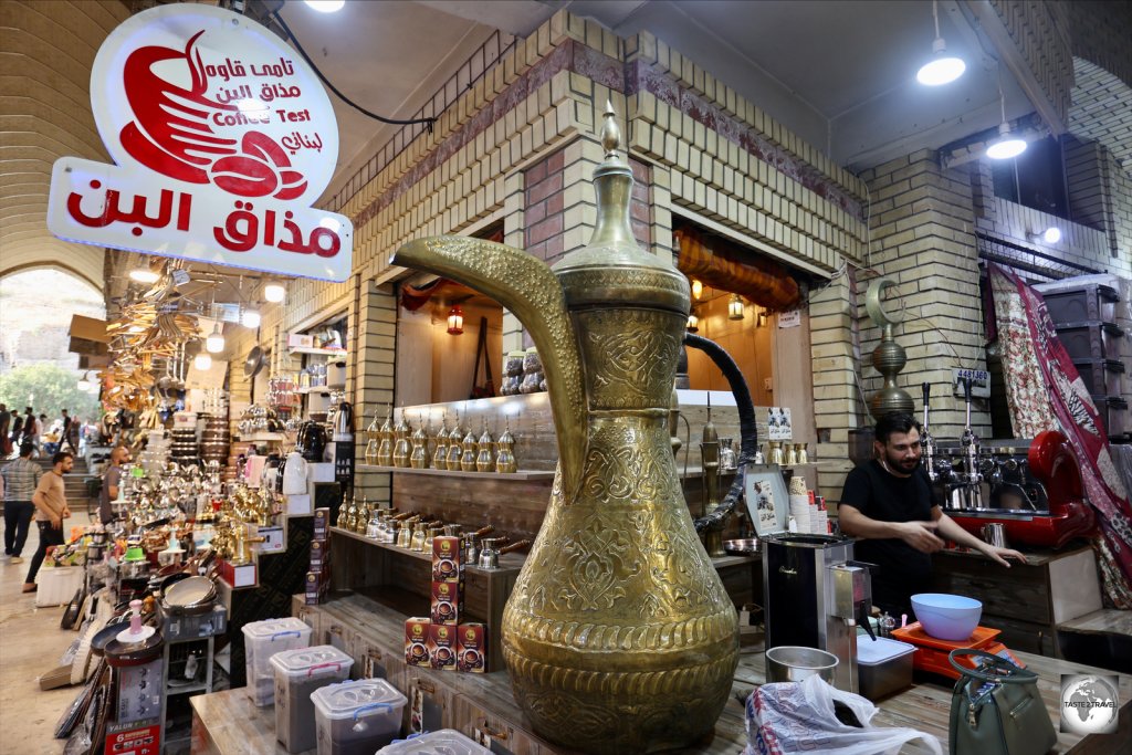 Coffee shop in Erbil souk.