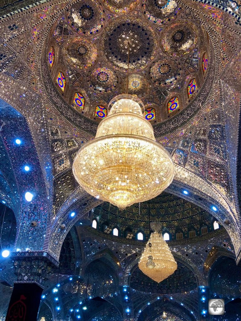 The spectacular interior of the Al-Askari Shrine in Samarra.