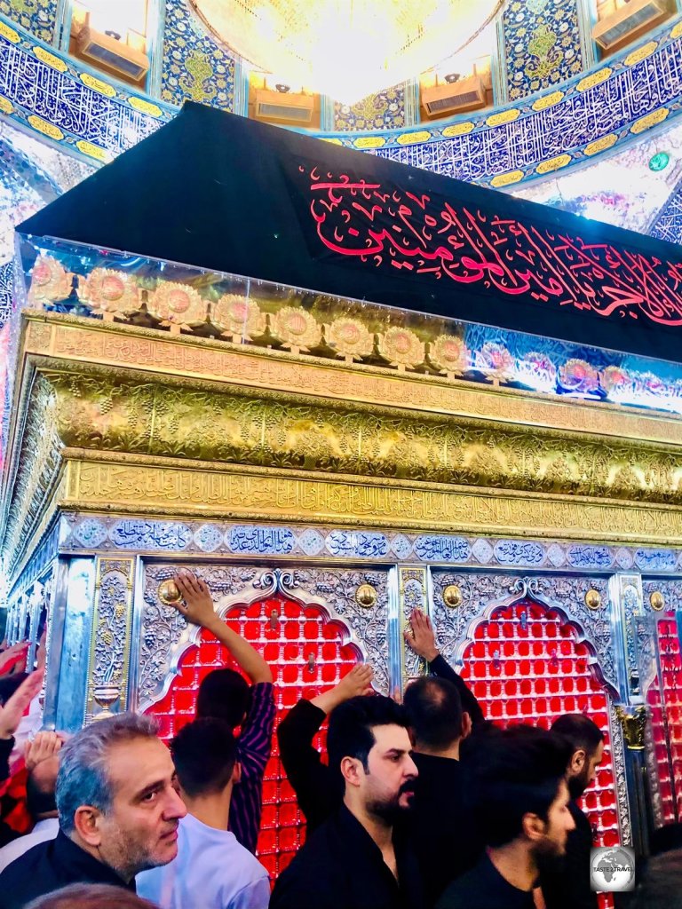 Pilgrims at the Shrine of Imam Ali, Najaf.