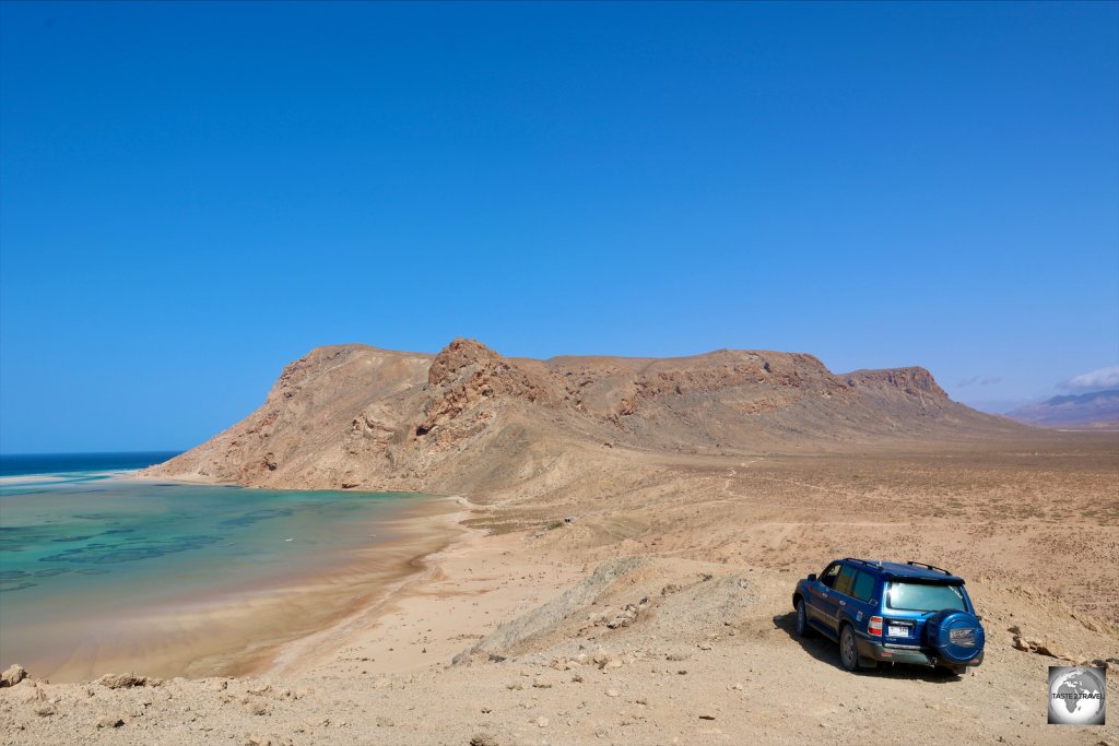 A view of Detwah Lagoon, Socotra.