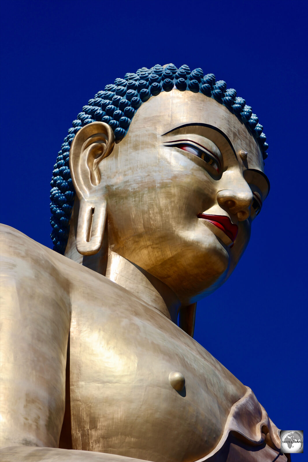 Overlooking Thimphu, the 51.5 metres (169 ft) high Buddha Dordenma statue is one of the largest Buddha statues in the world.