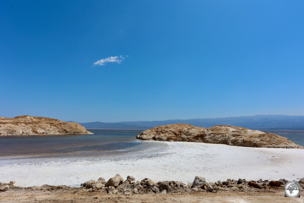 A view of Lake Assal, a highlight of Djibouti.