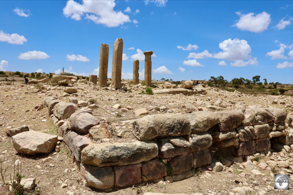 Ruins from the ancient city of Qohaito, which flourished in the 8th century BCE.