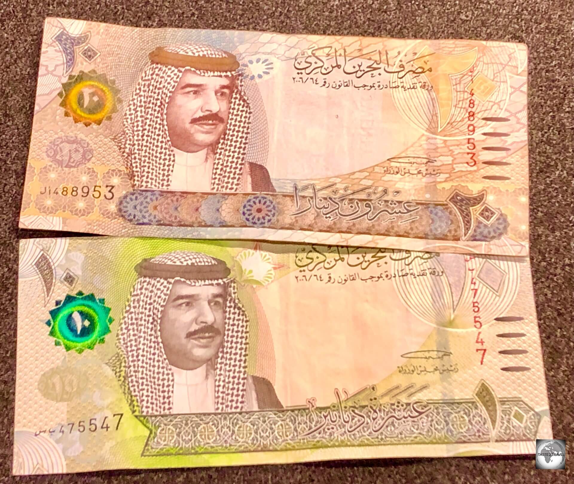 The Bahrain dinar is one of the strongest currencies in the world with one dinar worth approximately US$3.