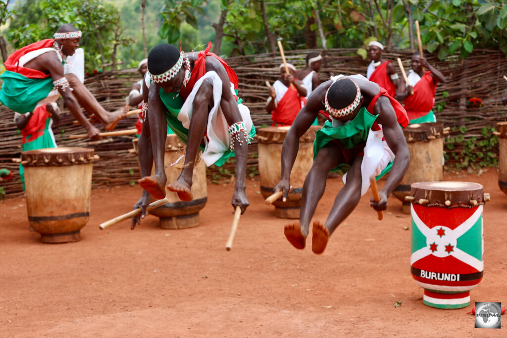 A high energy performance by the Gishora Royal Drummers.