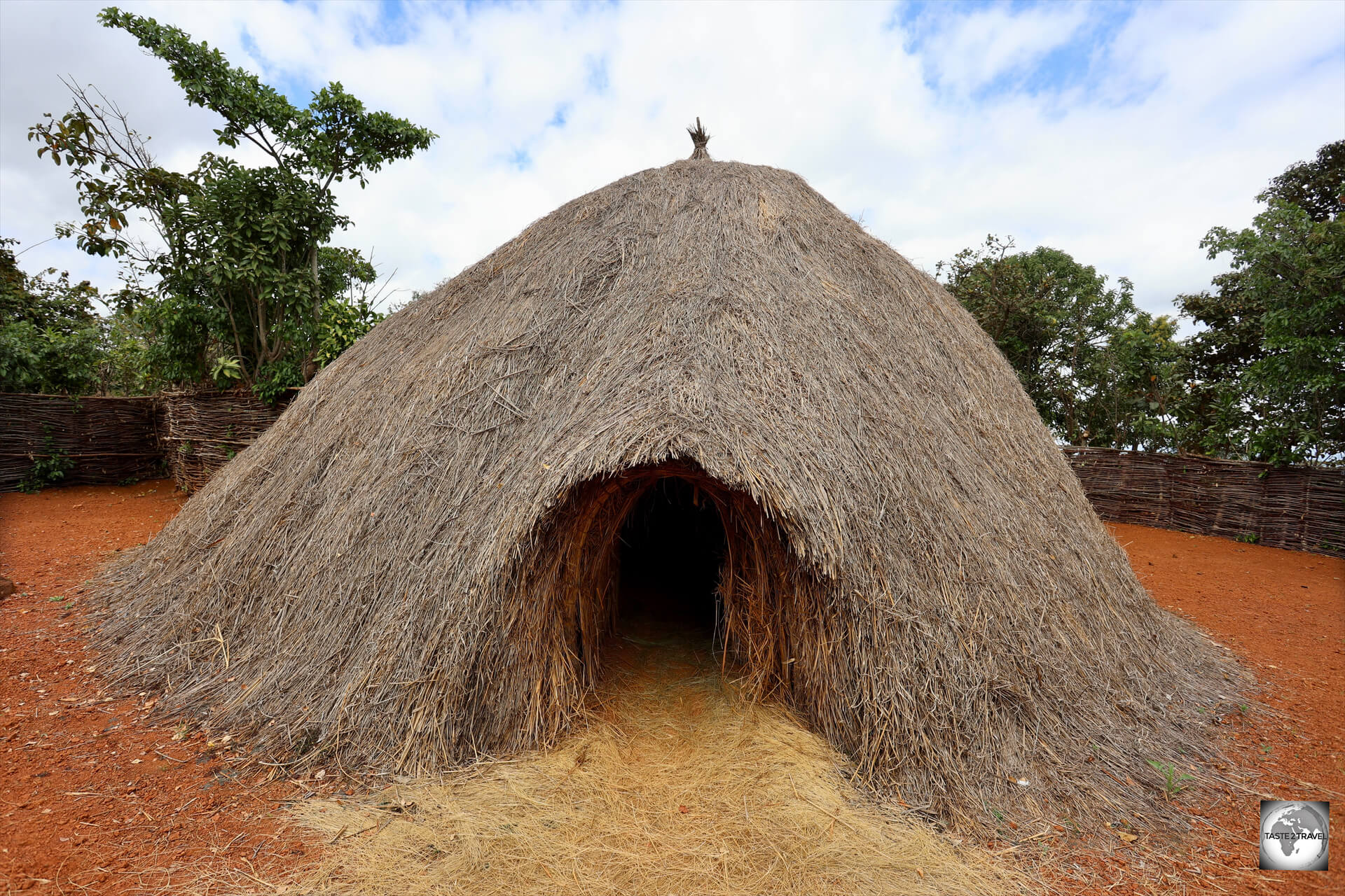 A view of the Royal Palace at Gishora. 