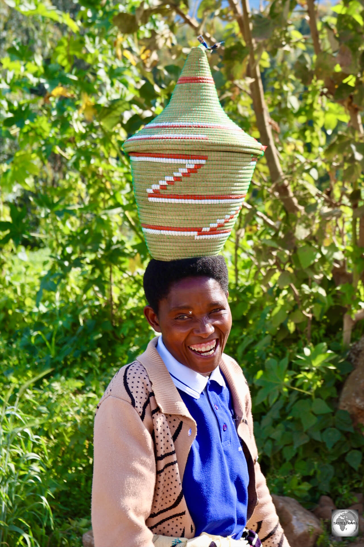 The friendly Rwandans always greeted me with a warm smile. 