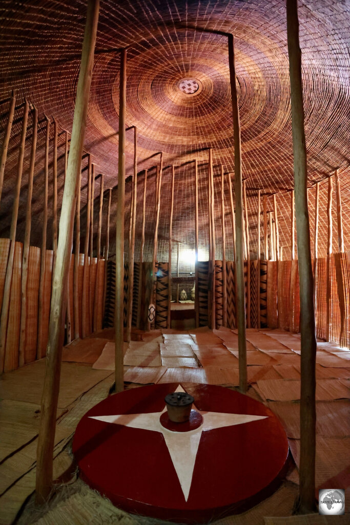 An interior view of the King's Palace at Nyanza.