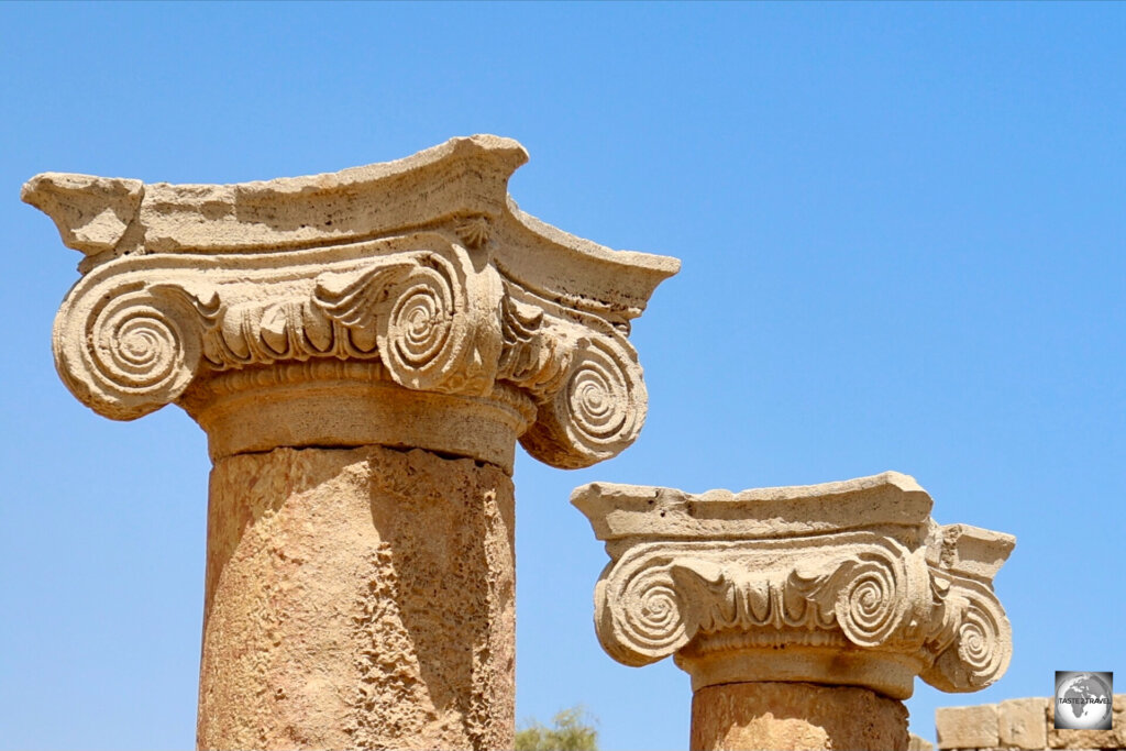 My guide, Mahmoud, pointed out the uniqueness of these 4-sided Doric columns. Something I'd never seen before.