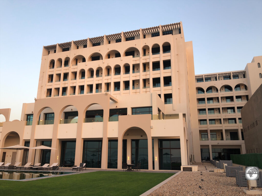 A view of the Four Points by Sheraton Hotel in Tripoli.