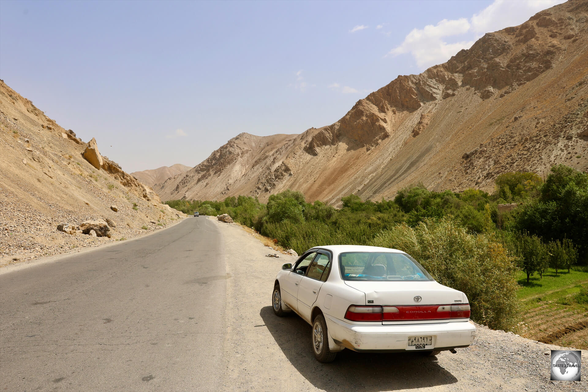 Travelling from Bamyan to Kabul.