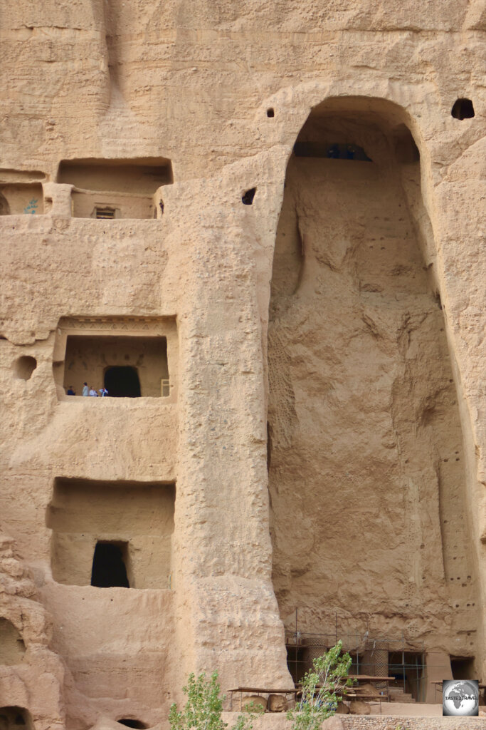 The empty niche, which was once occupied by the Eastern Buddha at Bamyan.