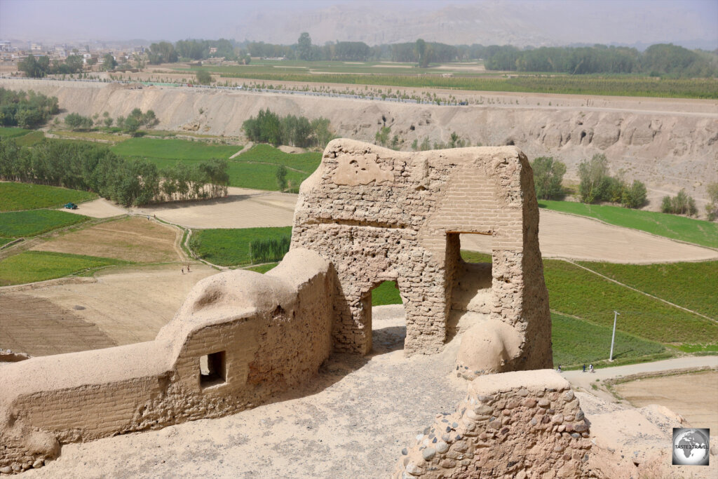 A view of Bamyan, from the City of Screams.