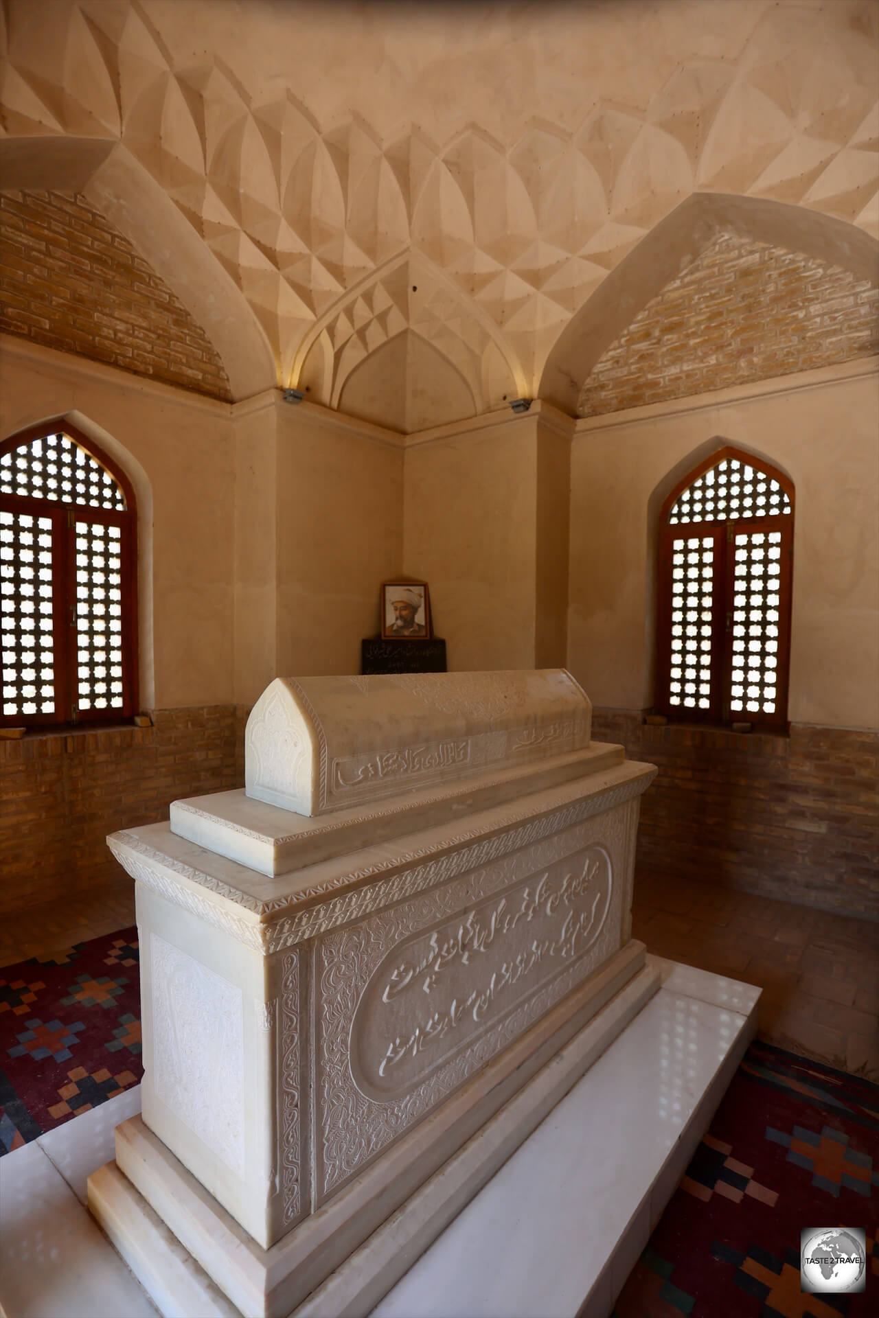 Interior view of the <i>Mausoleum of Ali-Shir Nava'i</i> in Herat.