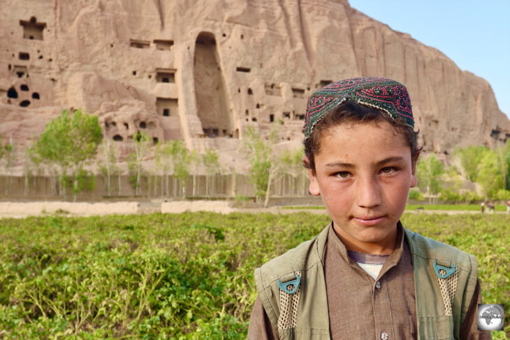 A young boy in Bamyan.