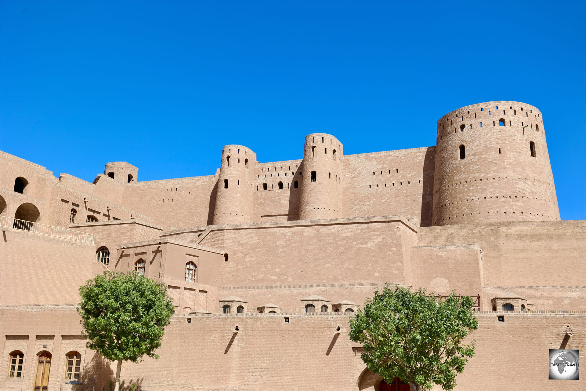 An iconic sight in Herat, the imposing Citadel of Herat, also known as the Citadel of Alexander.