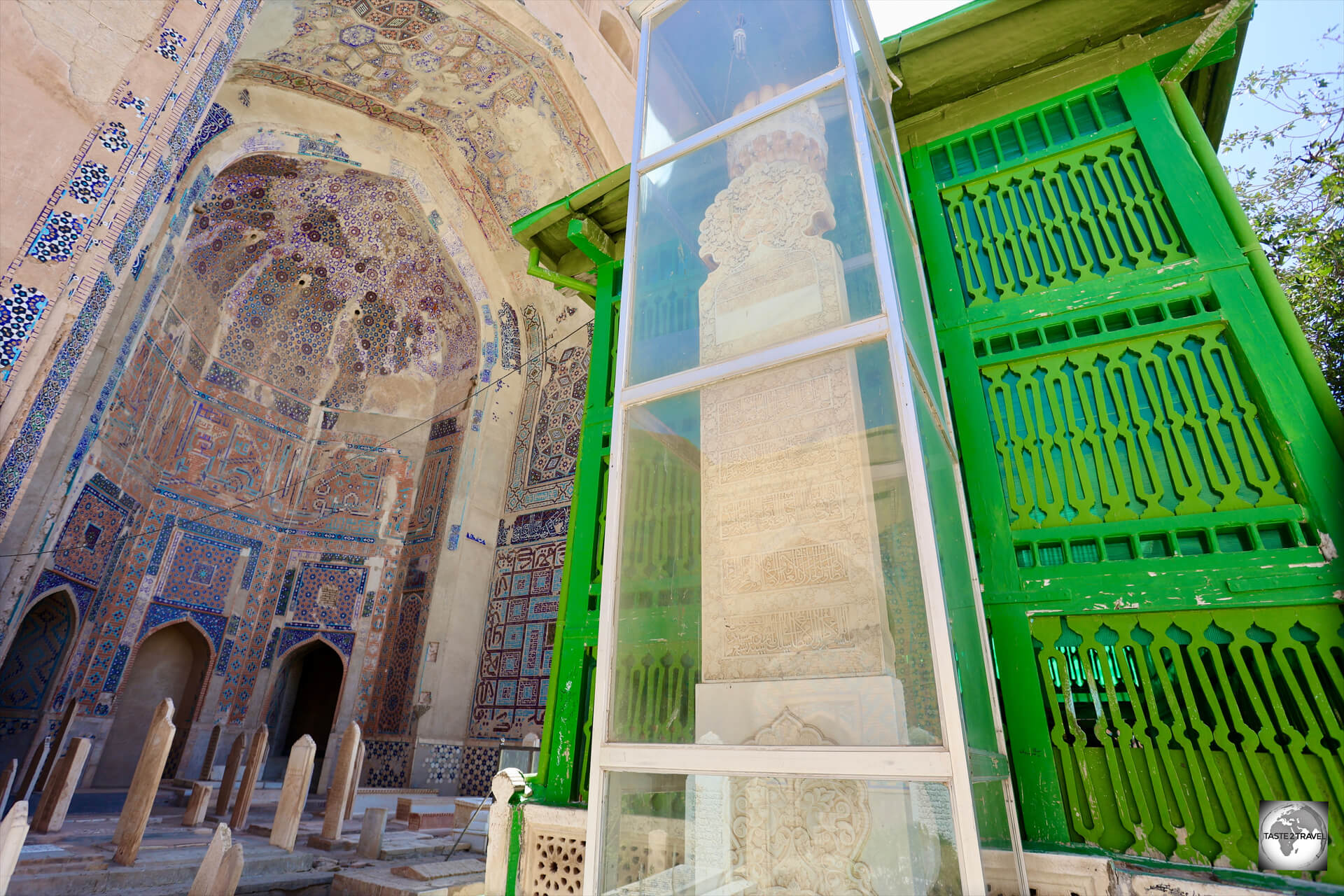 A view of the shrine of Khwaja Abdullah Ansari. 